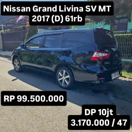 Antik KM 61rb.. Nissan Grand Livina SV MT 2017 (D)