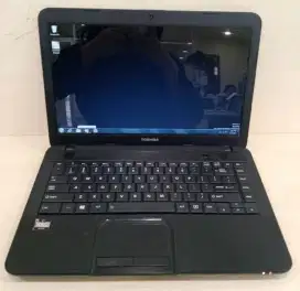 Laptop Murah Toshiba C800D AMD E1 Ram 4GB HDD 320GB Win 10 LED 14 OK