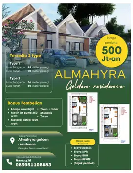 Rumah baru bisa cash dan KPR