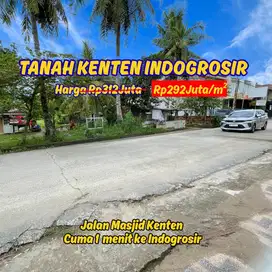Tanah Kenten dekat Indogrosir