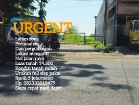 Tanah nol jalan raya pasar menganti arah sby