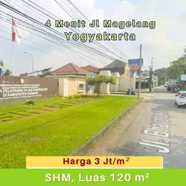 Tanah Jogja Sleman 4 Menit Dari Pasar Cebongan SHM Pekarangan