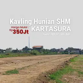 Tanah SHM Kartasura - 109 m2, Rp. 300Jtan