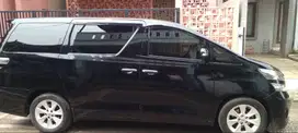 Toyota vellfire 2.4 A/T 2011 Hitam