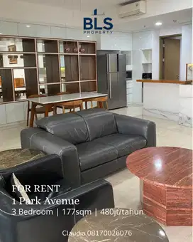 FOR RENT Apartement 1 Park Avenue 3BR