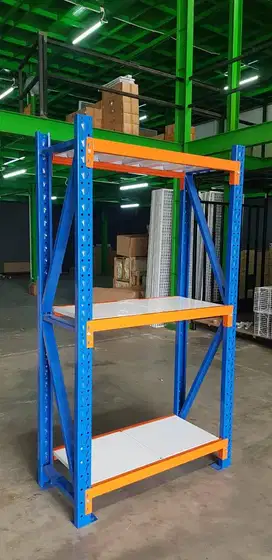 RAK GUDANG BAHAN BESI BEBAS CUSTOM HARGA MURAH