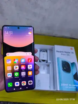 Redmi Note 14 Pro Plus 5G 8/256 Fullset ori segel mulus siap pakai