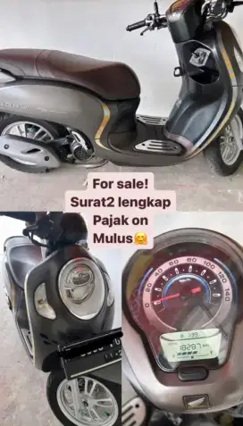 Dijual Scopy 2021 kondisi bagus