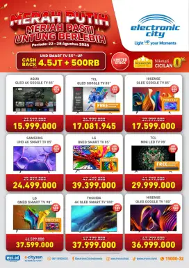 Cicilan Elektronik UHD SMART TV 55-UP
