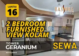 Sewa 2 Bedroom Furnished Bulanan Lantai 16 Apartemen Bassura City