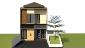 Rumah Cantik Dekat RSUD Bogor, Free Disain Fasad, Fresh Launching