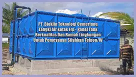 TANGKI AIR FIBERGLASS - GROUND TANK - PANEL FRP - ROOF TANK FRP - TANG