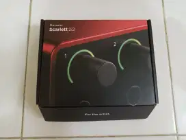 Focusrite Scarlett 2i2 4th gen USB Soundcard