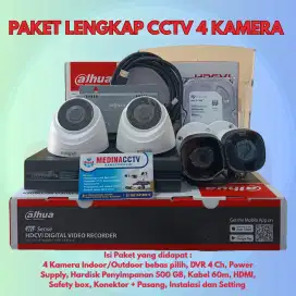 Paket CCTV Lengkap 4 Kamera