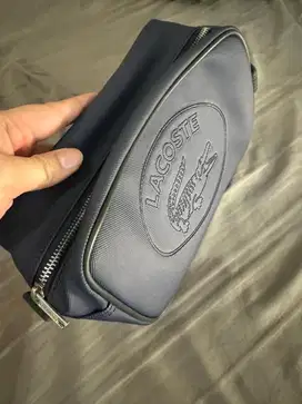 Lacoste pouch original emboss NEW