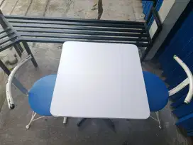 JUAL MEJA DAN BANGKU EX CAFE