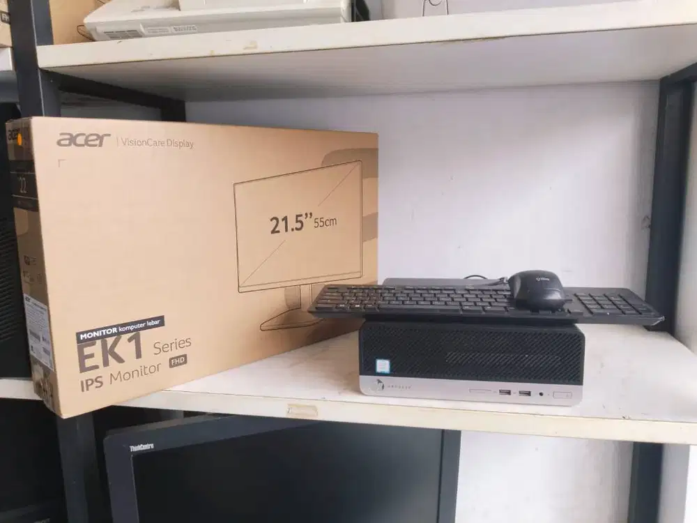 PAKET PC CORE I5 GENERASI 7 PLUS LED ACER 21.5INCH NEW