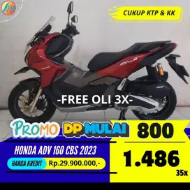 DP PROMO 800RIBU HONDA ADV 160 CBS TH 2023 SEKEN ANGSURAN TERJANGKAU