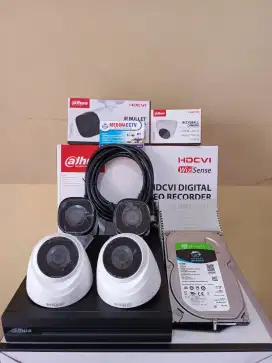 CCTV 4 Kamera free pemasangan