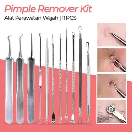Alat Perawatan Wajah Skin Acne Pimple Remover Kit 11 PCS - DDM11