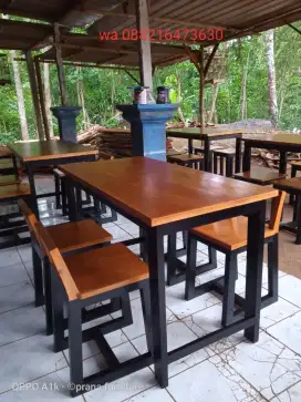 Meja kursi makan dan cafe resto