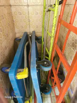 Jual 5 Trolley Dorong & 2 Trolley Lipat