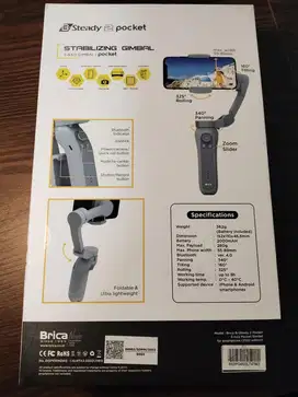 Brica B-Steady 2 Pocket 3-Axis, Jual Cepet