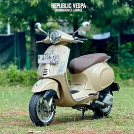 Piaggio Vespa Primavera IGET ABS LED 150 Tahun 2019 warna Coklat Muda