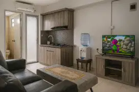 Spesialis 2 Bedroom HOOK Apartemen Bassura City sudah Free IPL