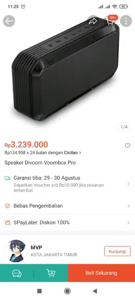 SPEAKER VOOMBOX BLUETOOTH