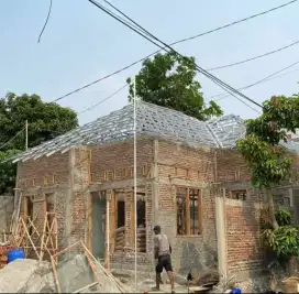 Melayani renovasi atap rumah baja ringan galvalum pasir terpasang