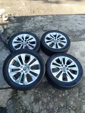 JUAL/TT VELG OEM COPOTAN ZENIX HYBRID TIPE Q R18 KOMPLIT BAN MICHELIN
