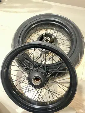 Velg tapak lebar