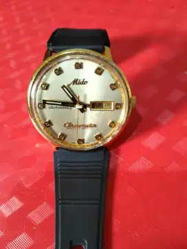 Jam tangan mido Commander warna Gold
