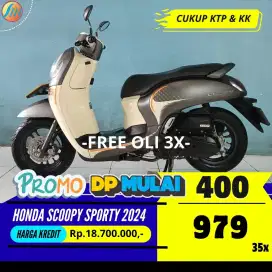 DP 400RIBU HONDA SCOOPY SPORTY 2024 SEKEN ANGSURAN SANGAT TERJANGKAU