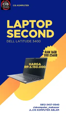 Laptop DELL LATITUDE 3400