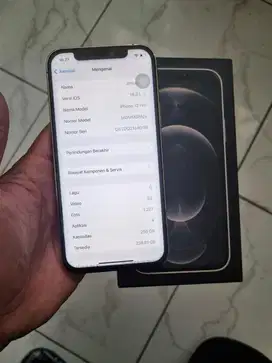 Iphone 12 Pro 256Gb pa/a Ibox resmi mlus(Notip icolor bs tker tmBh)