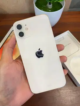 iPhone 12 256GB BH 90% White Garansi Eks iBox