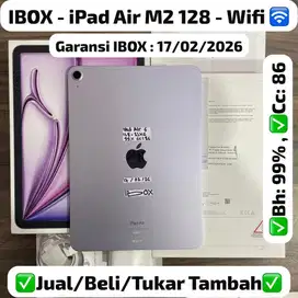 Ipad air m2 128gb second like new garansi panjang, bh 99% bisa cicilan