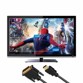 Kabel Video Adaptor HDMI to DVI 24+1 Pin Bi-directional 1080p 1.8M