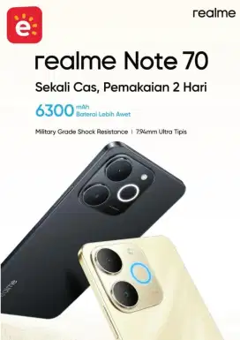 NOW LAUNCHING REALME NOTE 70!!!