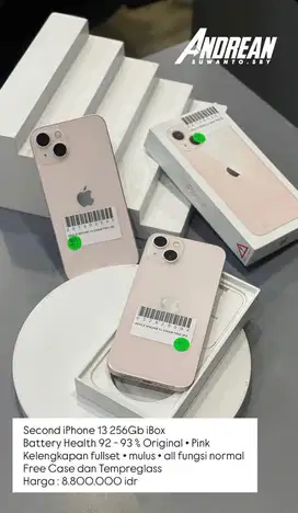 Second Iphone 13 256 gb ibox