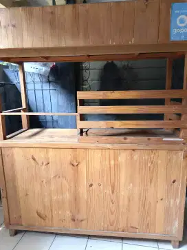 Dijual Gerobak Bekas kayu jati kokoh
