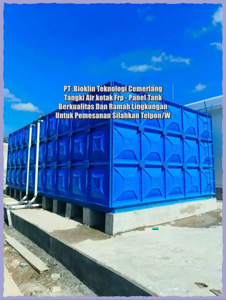 TANGKI AIR FIBERGLASS - GROUND TANK