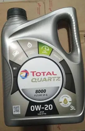 Oli TOTAL Quartz 8000 0w20 3ltr Agya Ayla Sigra Calya Brio [bkn Shell]