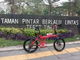 Sepeda lipat united quest cio4 UK 22 sudah upgrade