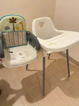 Preloved Baby Chair & Baby Booster seat