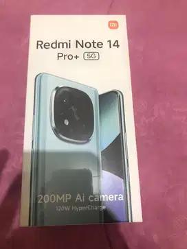 XIAOMI REDMI NOTE 14 PRO+ 5G 12GB/512GB BLUE GARANSI RESMI SEGEL