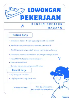 LOWONGAN PEKERJAAN FREELANCE KONTER KREATOR