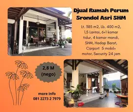 Rumah Srondol Asri Banyumanik Dijual Dekat Setiabudi Semarang Atas